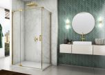 Ronal - Sanswiss Cadura Kabina prysznicowa drzwi lewe 110x80 cm profil złoty