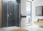 Ronal - Sanswiss Cadura Kabina prysznicowa drzwi prawe 100x90 cm srebrny połysk