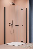 Radaway Nes KDD B + H-KDD I kabina 100x80 cm czarna