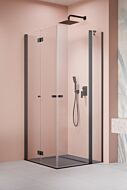 Radaway Nes KDD B + H-KDD II kabina 80x80 cm GunMetal