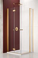 Radaway Nes KDD B + H-KDD II kabina 90x80 cm Złota