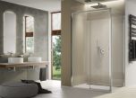 Ronal - Sanswiss Top Line S Kabina prysznicowa drzwi lewe ze ścianką boczną 100x70 cm profil biały