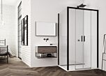 Ronal - Sanswiss Top Line S Kabina prysznicowa 120x120 cm profil czarny mat