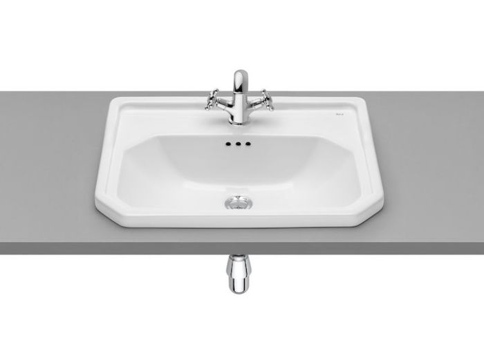 Roca Carmen umywalka 60x45 cm blatowa z otworem na baterie Supraglaze A3270A5S00