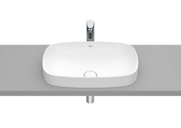 Roca Inspira Soft umywalka 55x37 cm blatowa z powłoką Supraglaze A327504S00