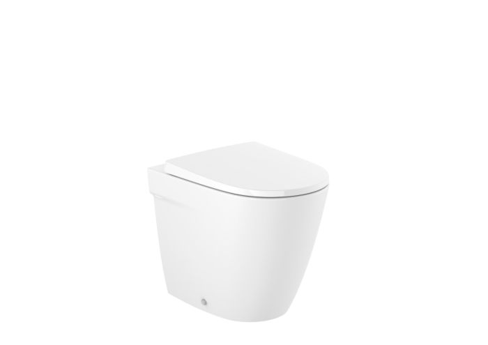 Roca Ona Miska WC stojąca Rimless, o/podwójny, przyścienna Supraglaze A347687S00