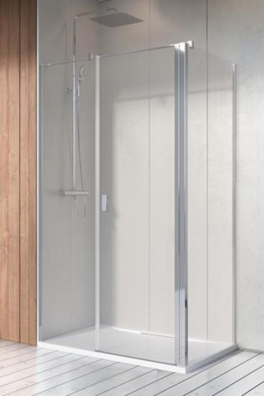Radaway Nes 8 KDS II Kabina prysznicowa 90x75 cm drzwi lewe chrom  10087090-01-01L/10080075-01-01