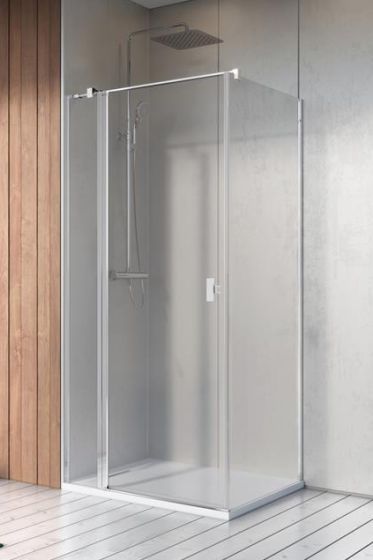 Radaway Nes 8 KDJ II Kabina prysznicowa 80x80 cm drzwi prawe chrom 10086080-01-01R/10089080-01-01