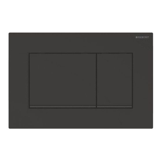 Geberit Sigma 30 Przycisk spłukujący czarny mat/czarny/czarny mat  115.883.16.1