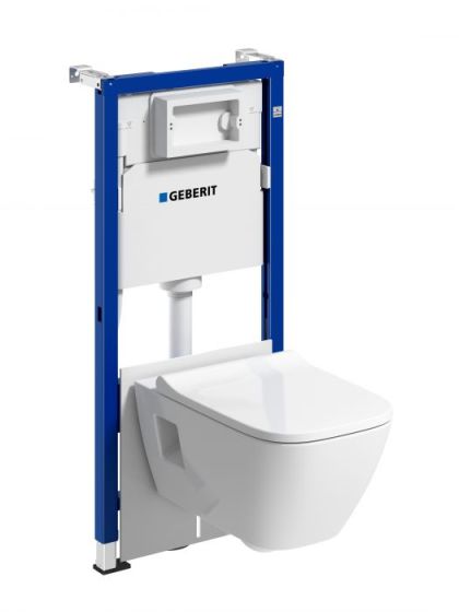 Geberit Duofix Basic Selnova Square Zestaw stelażowy  118.344.00.2