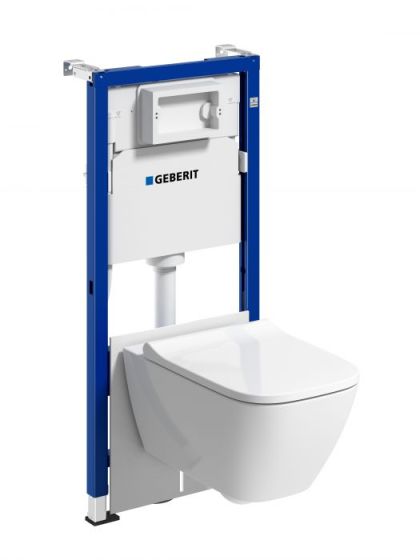 Geberit  Duofix Basic Smyle Square zestaw stelażowy 118.346.00.2
