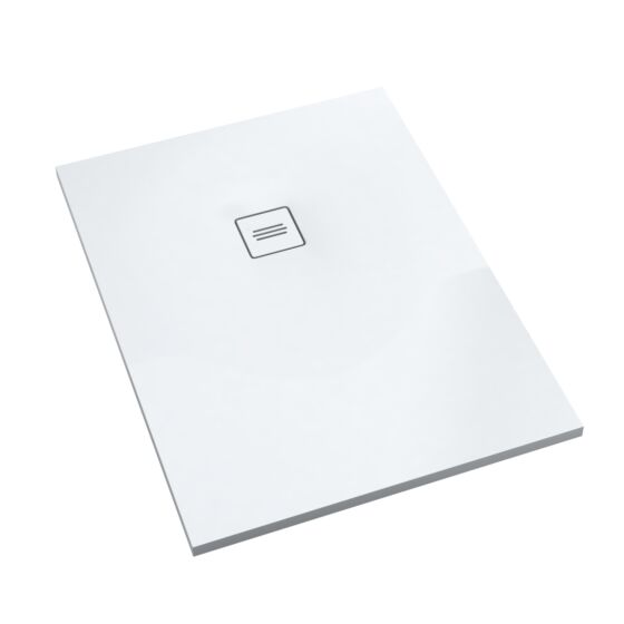 Schedline Brodzik kompozytowy Stabilsound Plus Protos Smooth White 100x130x3,5 cm, prostokątny 3SP.P1P-100130-M1