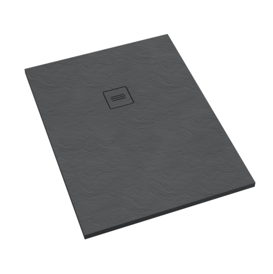Schedline Brodzik kompozytowy Stabilsound Plus Protos Grey Stone 100x120x3,5 cm, prostokątny 3SP.P1P-100120/S/ST-M1/S/ST