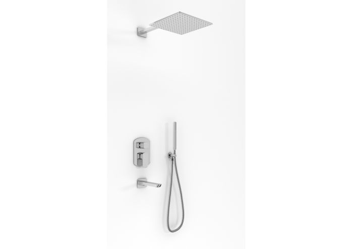 Kohlman Foxal zestaw wannowy z deszczownią 25 cm QW211FQ25
