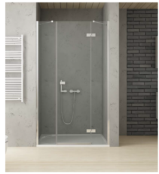 New Trendy Reflexa  Drzwi prysznicowe wnękowe 170 cm  lewe EXK-1212/EXK-0004