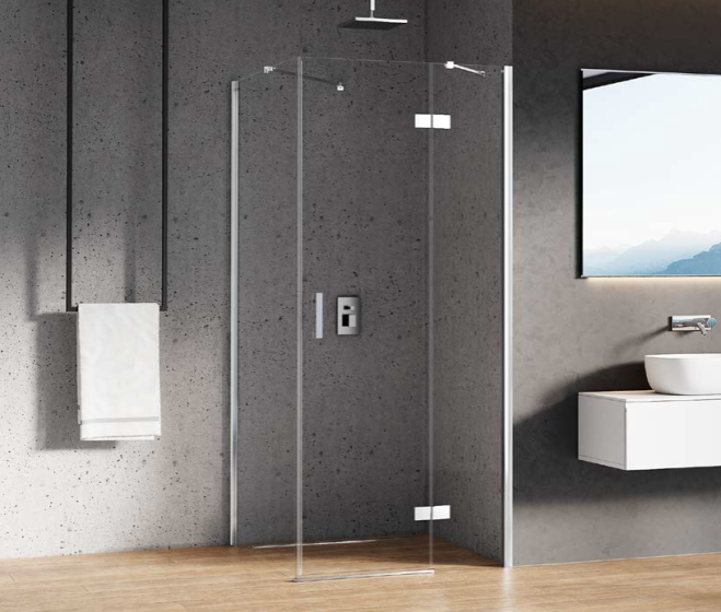 New Trendy New Renoma Kabina Prostokątna 110x100 Prawa D-0375A/D-0085B