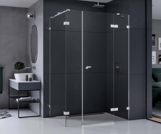 New Trendy Eventa kabina prysznicowa 150x80 cm prostokątna lewa szkło przezroczyste EXK-0156
