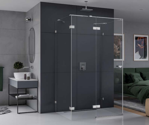 New Trendy Eventa kabina prysznicowa 120x90 cm prostokątna prawa szkło przezroczyste EXK-0191