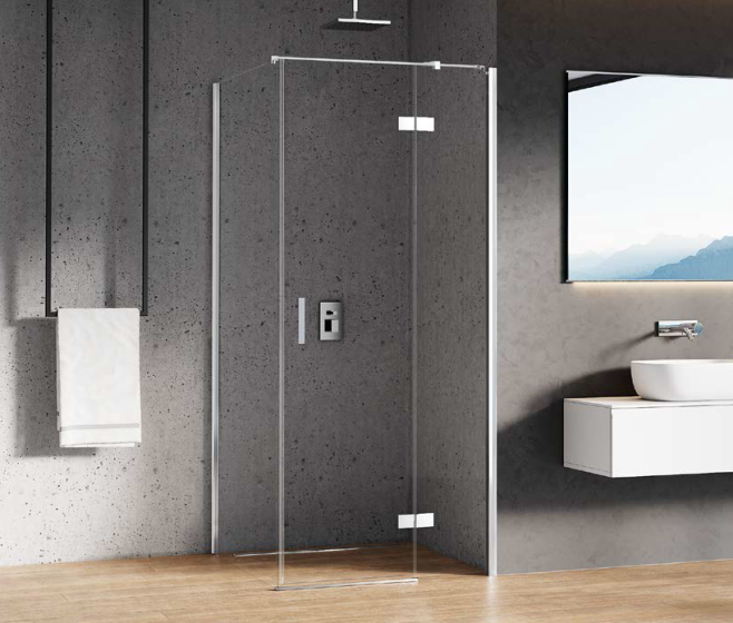 New Trendy New Renoma Kabina Prostokątna 110x90 Prawa Wspornik Równoległy D-0375A/D-0084B-WP