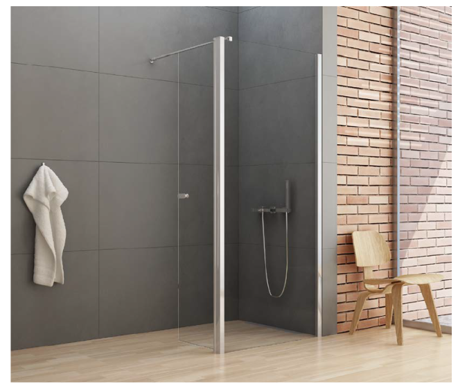 New Trendy New Soleo Kabina Walk-in 90 cm  K-0343