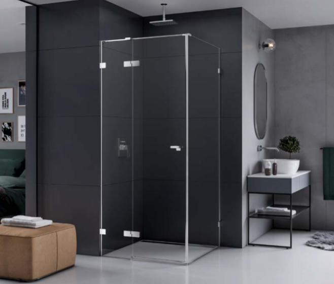 New Trendy Eventa kabina prysznicowa 120 cm kwadratowa lewa szkło przezroczyste EXK-0136/EXK-0143