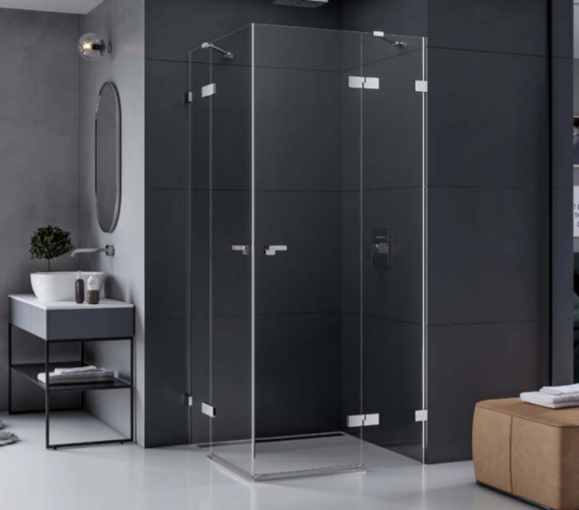 New Trendy Eventa kabina prysznicowa 120x90 cm prostokątna szkło przezroczyste EXK-0136/EXK-0131