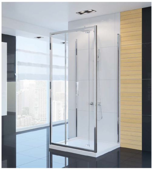 New Trendy Alta Kabina prysznicowa 90x90 cm  K-0447