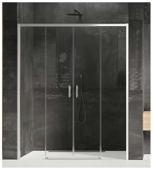 New Trendy Prime Drzwi prysznicowe wnękowe 190 cm  D-0339A