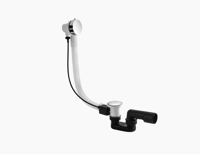 Vicario przelew wannowy z syfonem  60 cm stare złoto MINIMALISTA 246M/60/BR