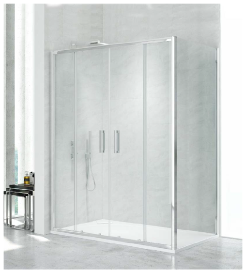 New Trendy New Corrina Kabina prysznicowa 150x80 cm  D-0184A/D-0078B