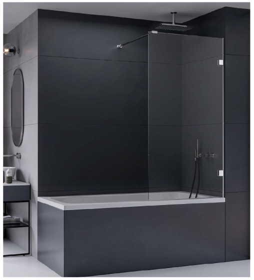 New Trendy Eventa Parawan nawannowy 90 cm wspornik prostopadły EXK-1904-WP