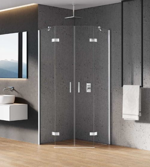 New Trendy New Azura Kabina Pięciokątna 90x90  K-0662