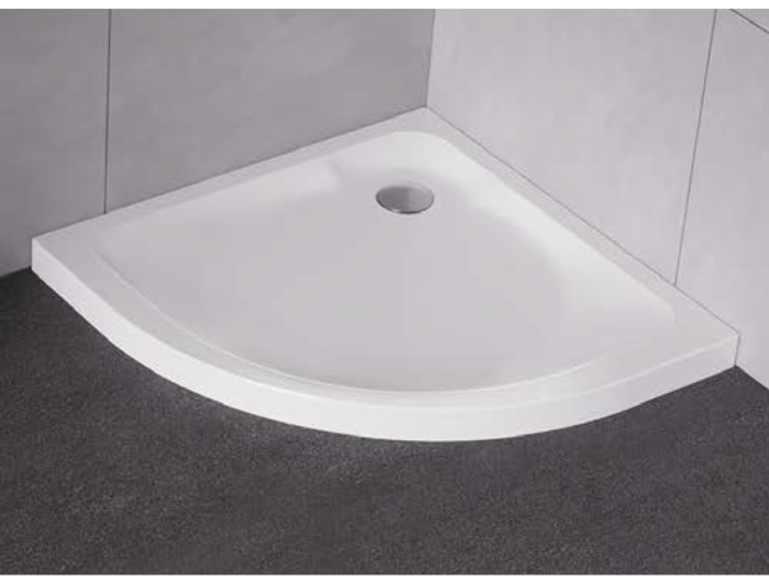 New Trendy Cantare Brodzik Półokrągły 90x90 cm  B-0160
