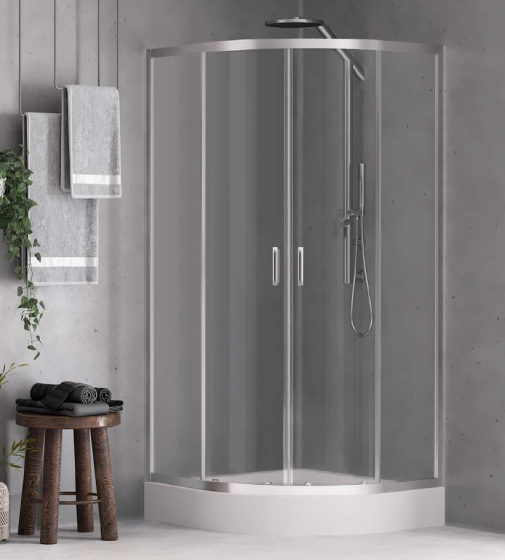 New Trendy Feria Kabina prysznicowa z brodzikiem 90x90 cm  ZF-0005