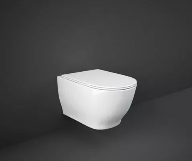 Rak Ceramics Moon Miska wisząca WC 56x36 cm biały połysk  HAR19AWHA