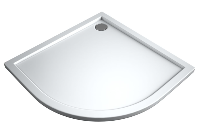 Oltens Superior Brodzik półokrągły 90x90 cm biały 16002000