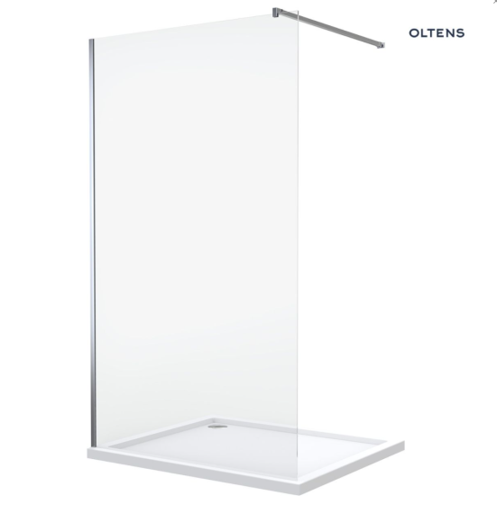 Oltens Vida Ścianka prysznicowa walk-in 140 cm chrom 22005100