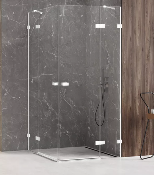 New Trendy Avexa White Kabina prysznicowa 120x120 cm szkło 6 mm, biała  EXK-2845
