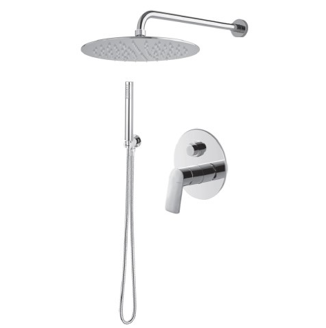 Vema Oten Zestaw natryskowy podtynk. deszczownica 30 cm chrom OTEZES30