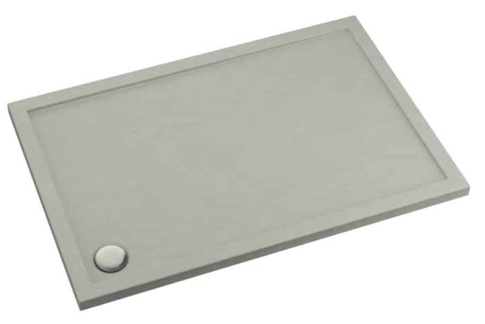 Schedline Sharper Cement Stone Brodzik prostokątny akrylowy 90x120 cm Cementowy kamień 3S.S1P-90120/CT/ST