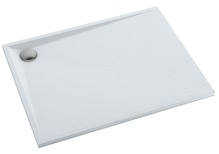 Schedline Libra White Stone Brodzik kompozytowy prostokątny 90x120 cm biały kamień 3SP.L1P-90120/B/ST
