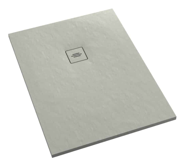 Schedline Protos Cement Stone Brodzik prostokątny 90x100 cm cementowy kamień 3SP.P1P-90100/CT/ST-M1/CT/ST