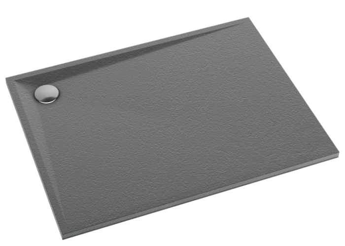 Schedline Libra Anthracite Stone Brodzik kompozytowy prostokątny 70x80 cm antracytowy kamień 3SP.L1P-7080/A/ST