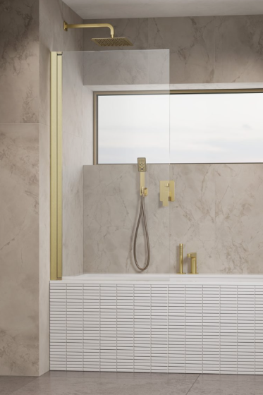Radaway NES BRUSHED GOLD PNJ I Parawan nawannowy 70 cm lewy złoto szczotkowane 10011070-99-01L