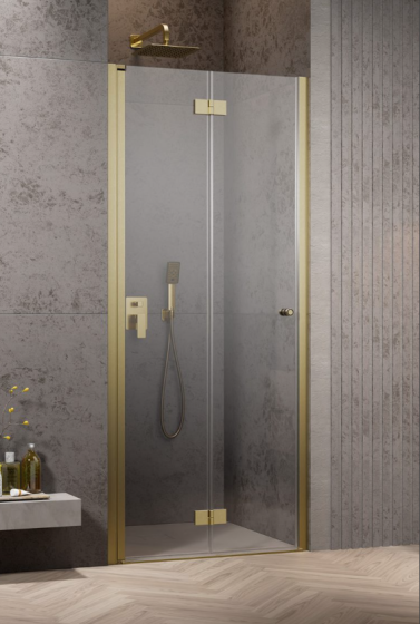 Radaway Nes Brushed Gold DWB Drzwi prysznicowe lewe 70 cm profil złoto szczotkowane 10029070-99-01L