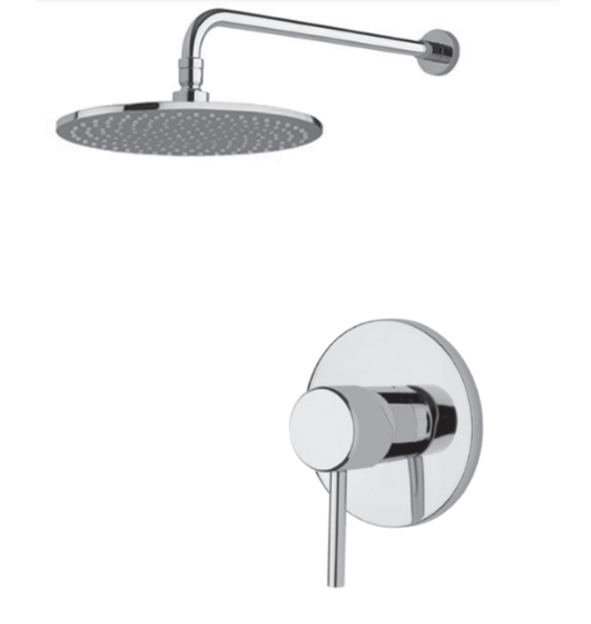 Giulini Giovanni Futuro Zestaw natryskowy podtynkowy deszczownia 30 cm chrom 65DES30