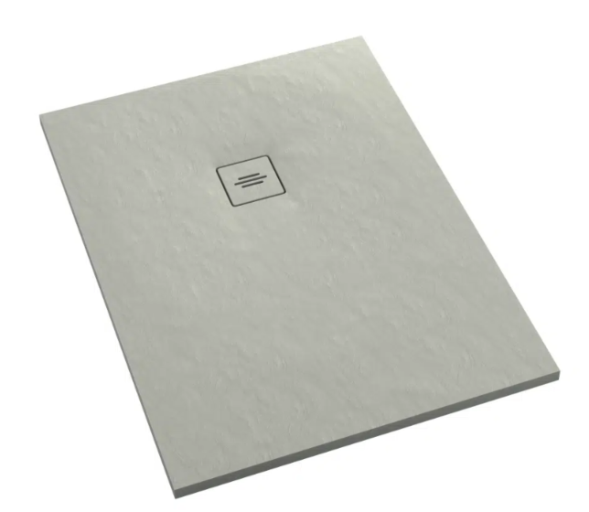 Schedline Protos Cement Stone Brodzik 100x130 cm kolor cementowy kamień 3SP.P1P-100130/CT/ST-M1/CT/ST
