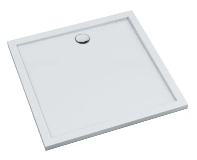 Schedline Sharper Brodzik akrylowy 90x90x4,5 cm biały 3S.S2K-9090