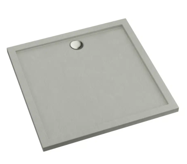 Schedline Sharper Brodzik akrylowy 80x80x4,5 cm cementowy kamień 3S.S2K-8080/CT/ST
