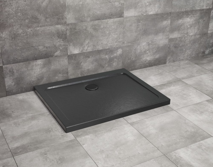 Radaway Doros D Stone Brodzik prostokątny 100x90 cm czarny SDRD1090-01-54S